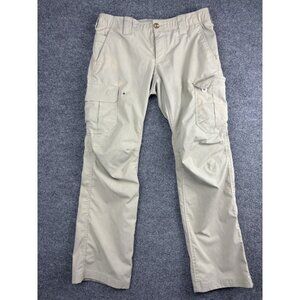 Under Armour Storm Cargo Pants Women 10 Outdoor Hiking Loose Fit Utility Pockets